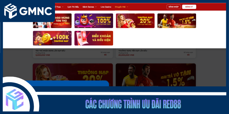 Các Chương Trình Ưu Đãi Red88