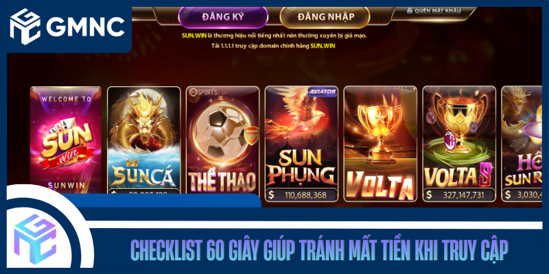 Checklist 60 Giây Giúp Tránh Mất Tiền Khi Truy Cập