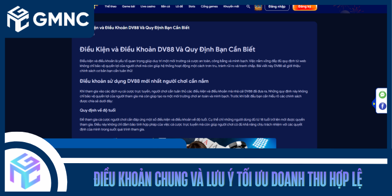 Điều Khoản Chung Và Lưu Ý Tối Ưu Doanh Thu Hợp Lệ