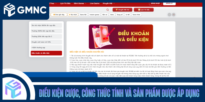 Điều Kiện Cược, Công Thức Tính Và Sản Phẩm Được Áp Dụng