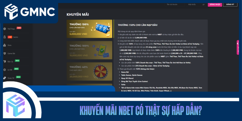 Khuyến Mãi NBET Có Thật Sự Hấp Dẫn?