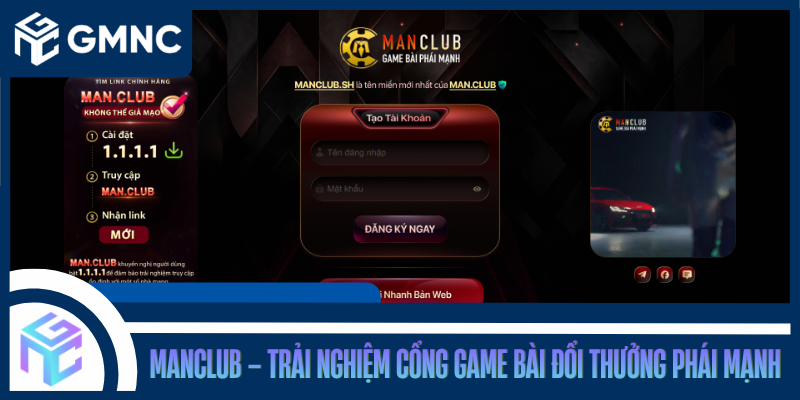ManClub - Trải Nghiệm Cổng Game Bài Đổi Thưởng Phái Mạnh