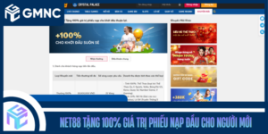 Net88 Tặng 100% Giá Trị Phiếu Nạp Đầu Cho Người Mới