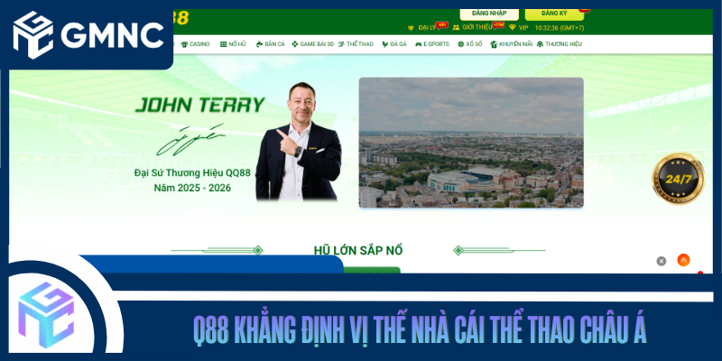 Q88 Khẳng Định Vị Thế Nhà Cái Thể Thao Châu Á