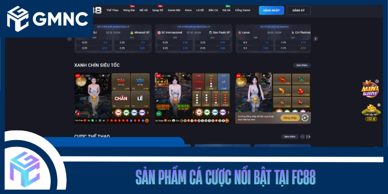 Sản Phẩm Cá Cược Nổi Bật Tại FC88