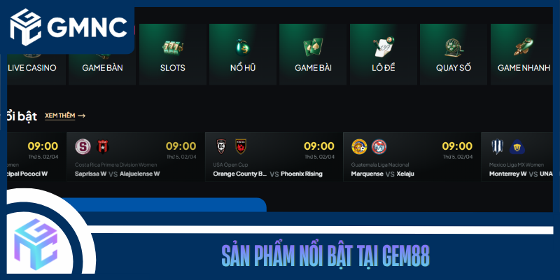 Sản Phẩm Nổi Bật Tại Gem88
